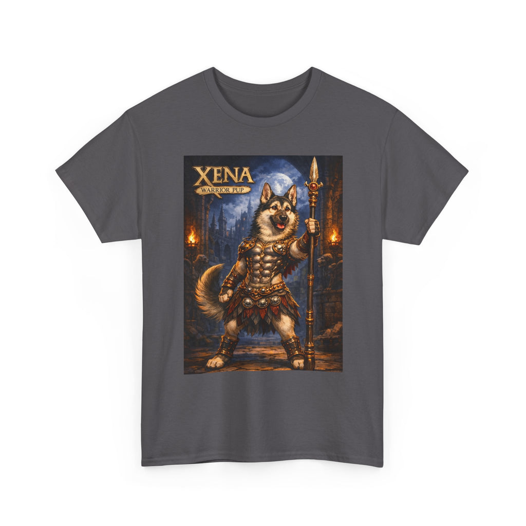 Xena Warrior Dog T-Shirt — Viking Husky Fantasy Tee