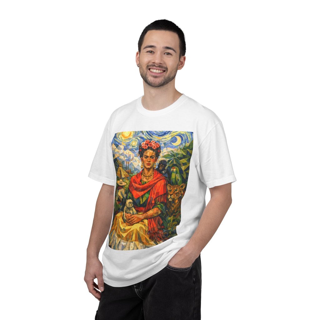 Frida Kahlo Portrait T-shirt | Colorful Surrealist Art Tee
