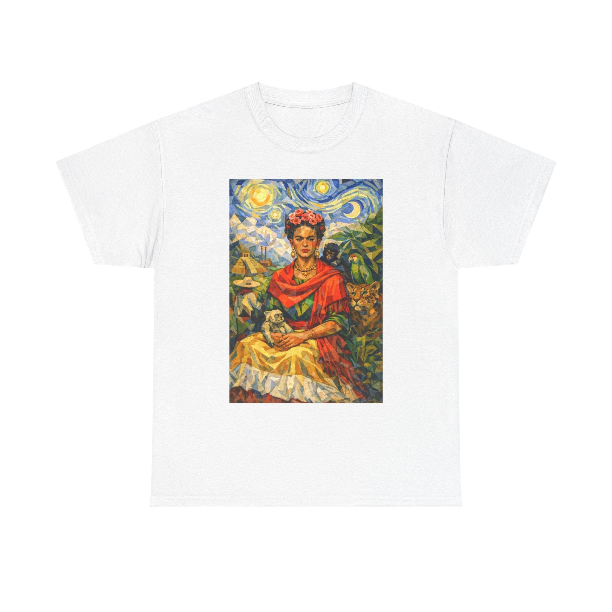 Frida Kahlo Starry Night Art Tee